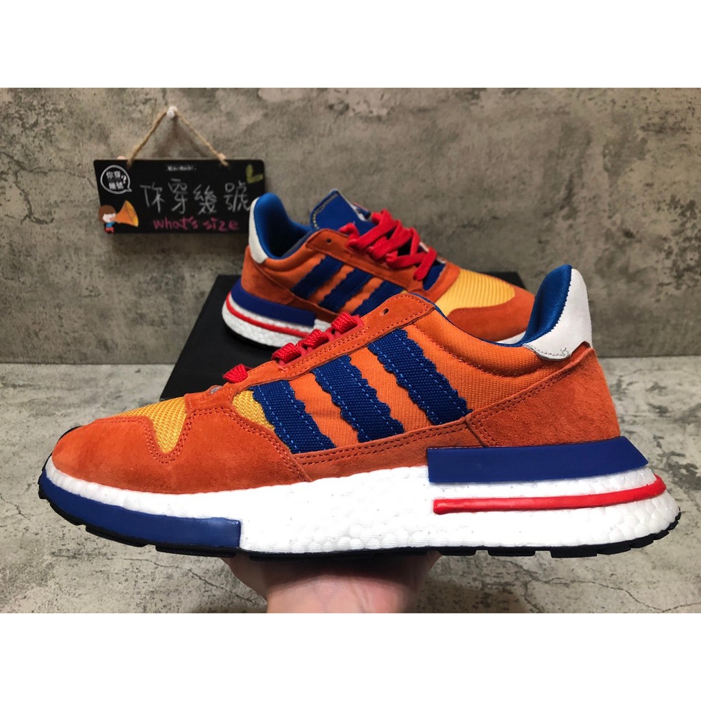 你穿幾號 Adidas Zx 500 X Dragon Ball Z 悟空七龍珠boost 慢跑鞋d97046 蝦皮購物