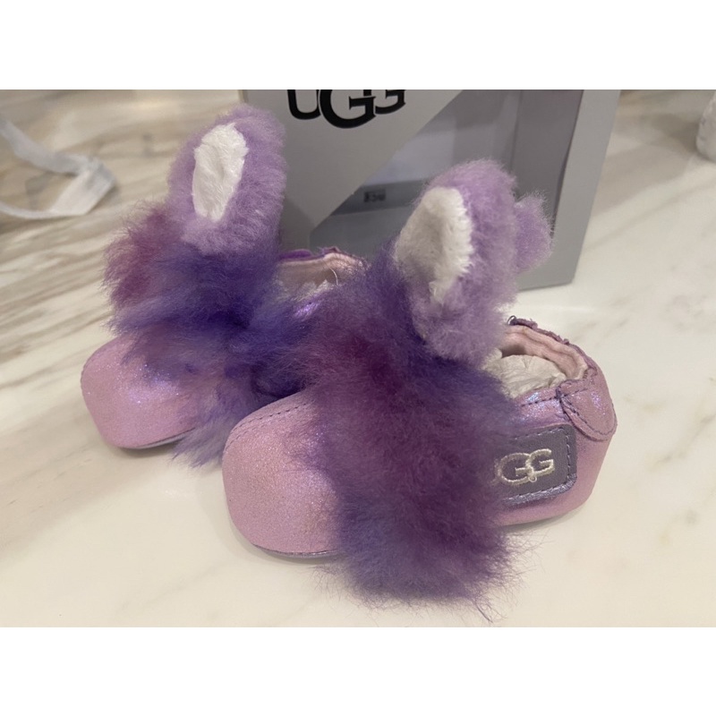 UGG嬰兒學步鞋 全新 紫色兔子 尺寸s