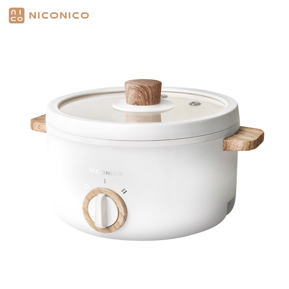 【NICONICO】奶油鍋系列 1.7L日式陶瓷料理鍋 電火鍋NI-GP930