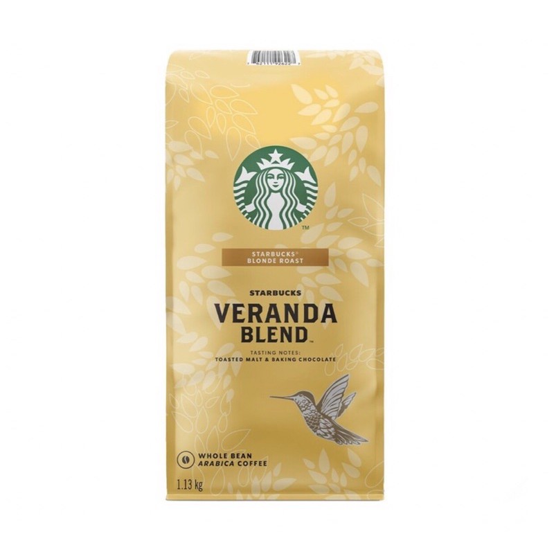 Starbucks  Veranda Blended  黃金烘焙綜合咖啡豆 1.13 公斤