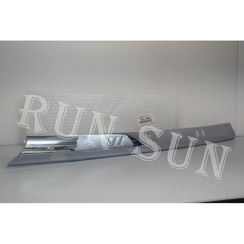 ●○RUN SUN 車燈,車材○● 全新 豐田 2016 2017 2018 WISH 電鍍 後廂 飾條 一支