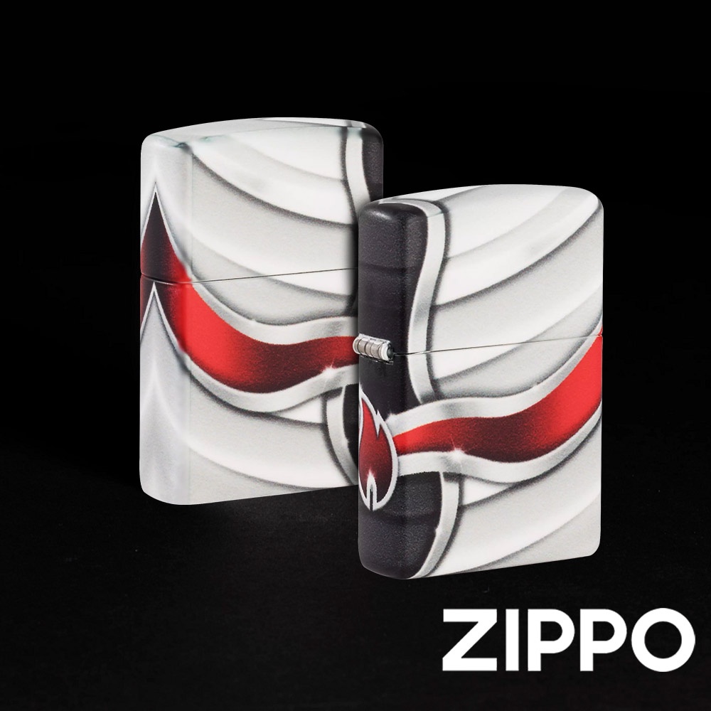 ZIPPO 經典火焰環繞設計防風打火機 美國設計 官方正版 現貨 禮物 送禮 刻字 客製化 終身保固 49357