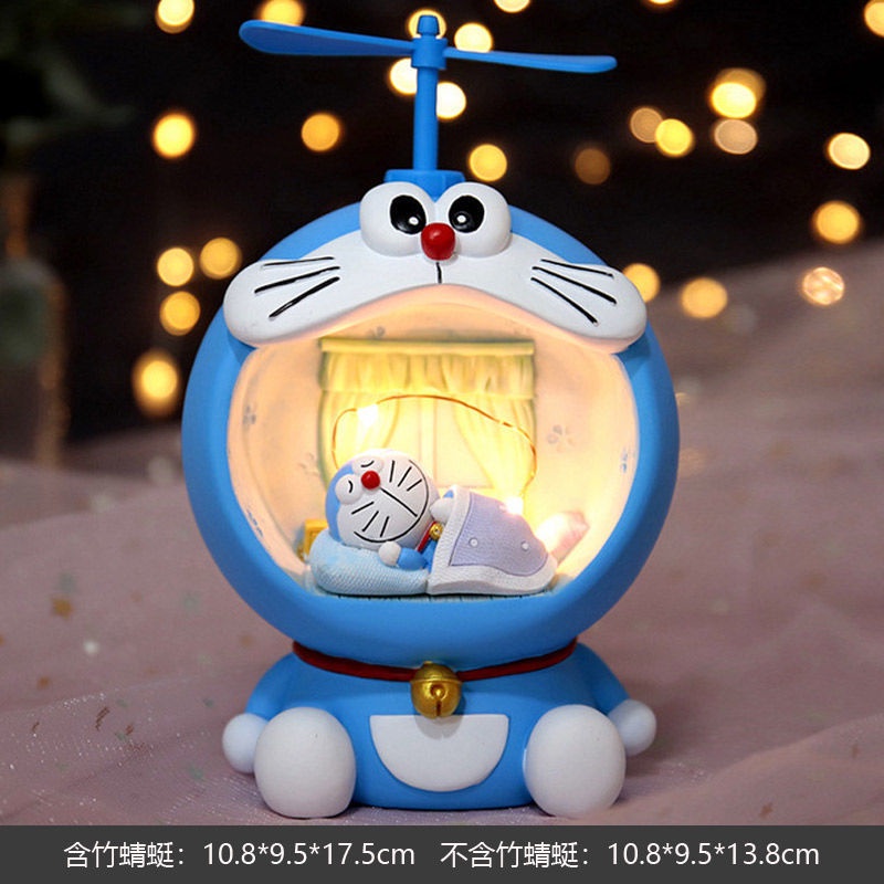 『HCX』🎁哆啦A夢 小夜燈 創意可愛臥室星星燈裝飾男生女生小衆高級 生日禮物