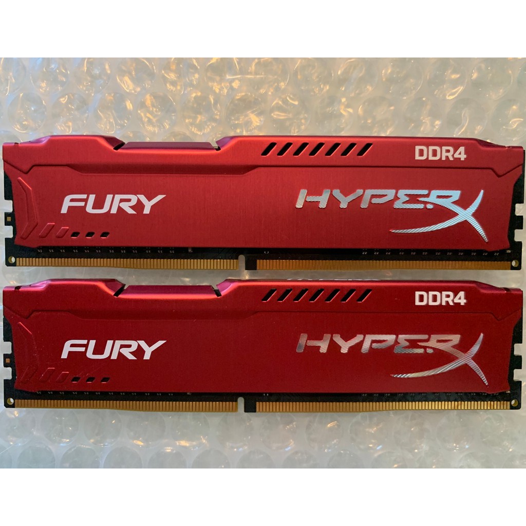 Kingston 金士頓 HyperX Fury DDR4 2400 桌上記憶體8G*2=16G