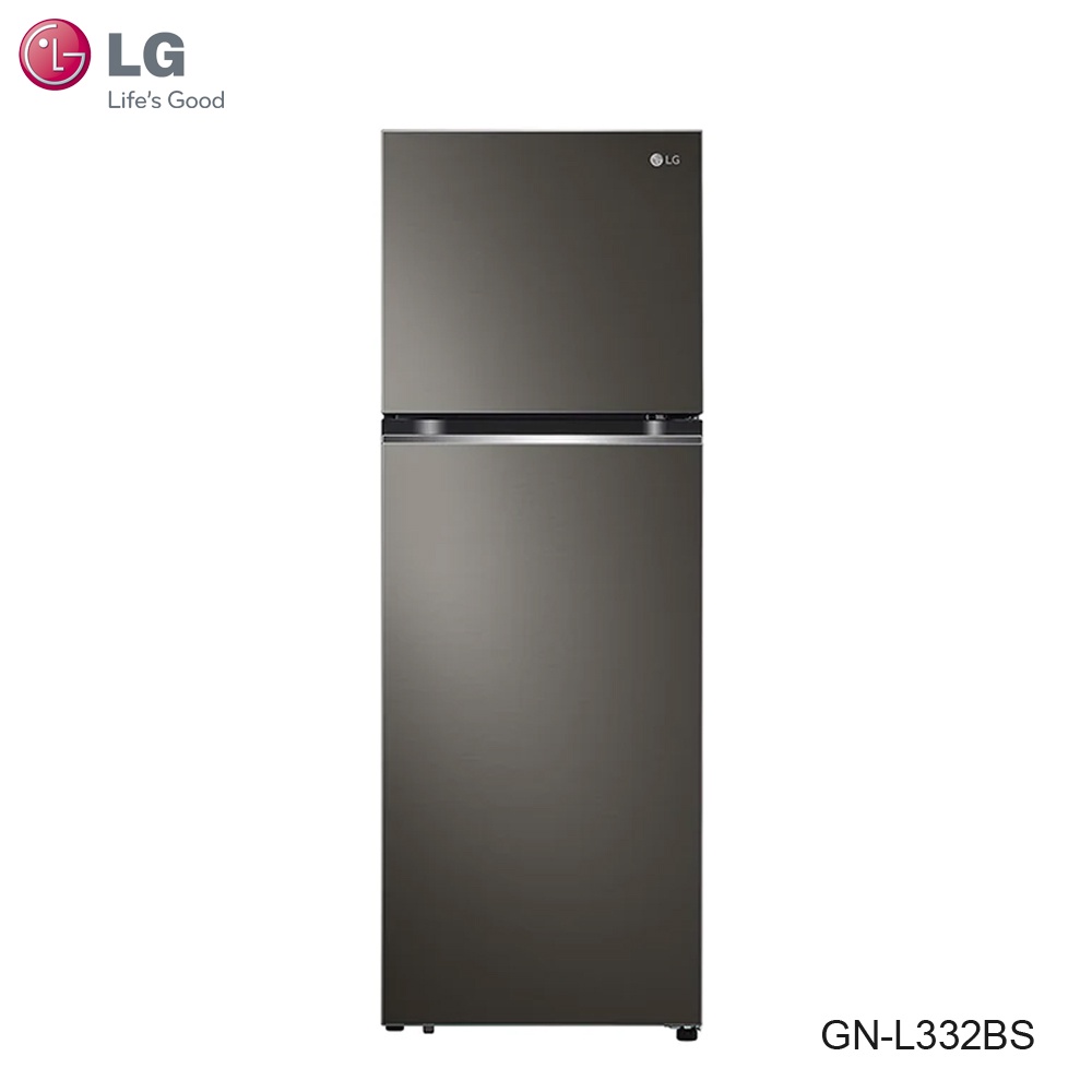 LG 樂金 GN-L332BS 冰箱 335L 智慧變頻雙門冰箱 多重冷流 星夜黑