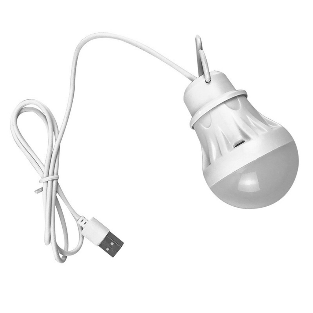 LED智能多功能照明燈泡 輕巧便利好攜帶 登山露營 擺地攤 USB接口燈泡 一插即用 3W CS家裝燈具
