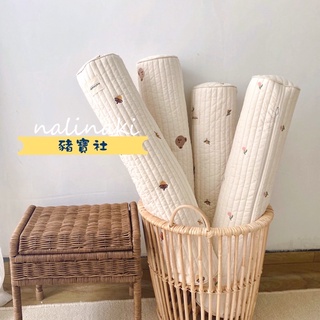 【預購】韓國ins刺繡嬰幼兒安撫抱枕圓柱靠枕 嬰兒床防撞條枕頭