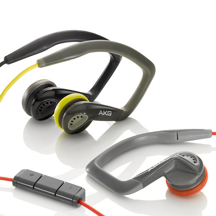 AKG K326運動型耳掛耳塞耳機 黃色【AKG公司貨】【蝦幣10%回饋】