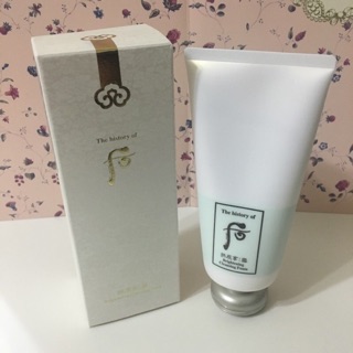 蕎蕎小鋪 Whoo 后 拱辰享雪白潔顏乳(洗面乳) 180ml (保存期限2022年)