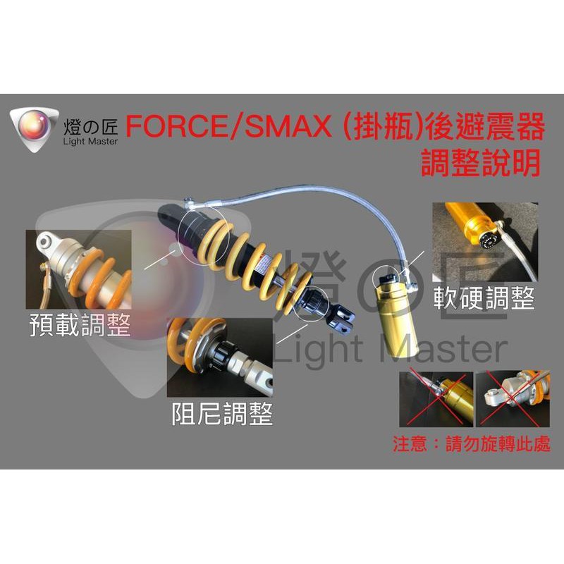 誠一機研 燈匠 改裝前叉 預載可調,阻尼可調 可加購三角台 FORCE SMAX