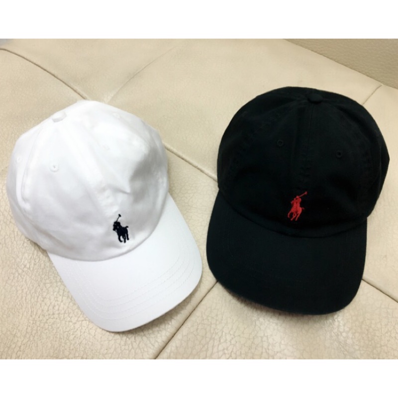 RL Ralph Lauren 小馬老帽 黑 白 保證全新正品 現貨