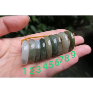 Coco緬甸玉 冰糯種 翡翠a貨戒指內徑1.86cm國際戒圍15號-R61