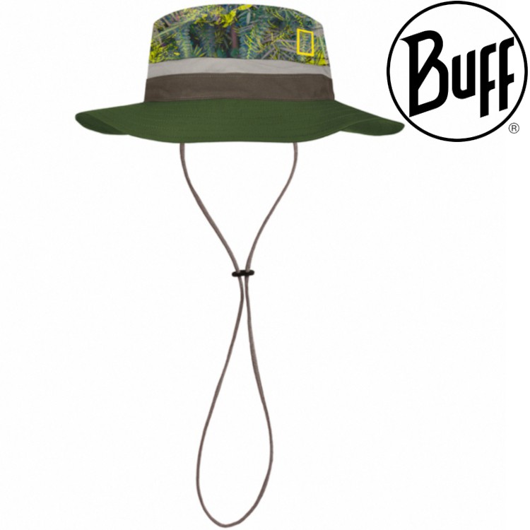 Buff 可收納圓盤帽 125380-845 國家地理頻道 綠色秘林