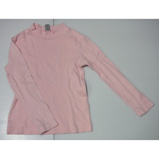 NET KIDS 粉紅色 立領 長袖上衣 衛生衣 內搭衣 8號 124-134cm