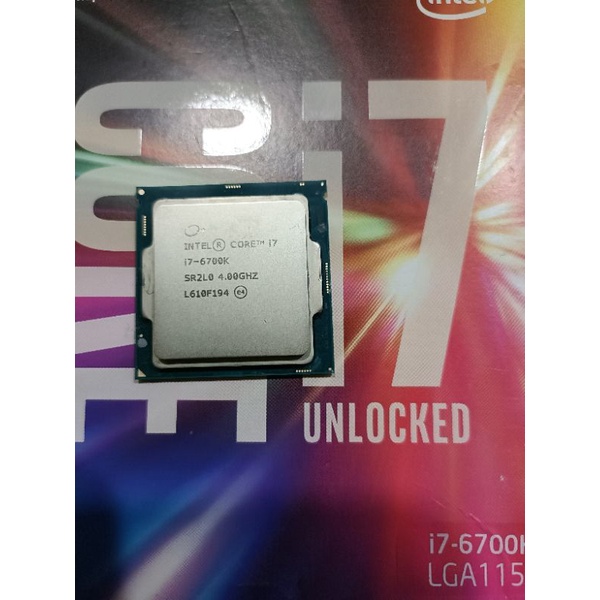 CPU i7 6700k 升級換下