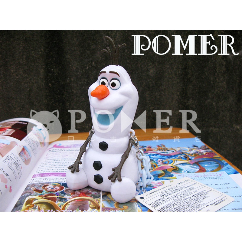 ☆POMER☆日本東京迪士尼樂園 絕版正品 冰雪奇緣 Olaf 雪寶 雪人 立體公仔 糖果罐 收納罐 糖果盒 吊飾 禮物