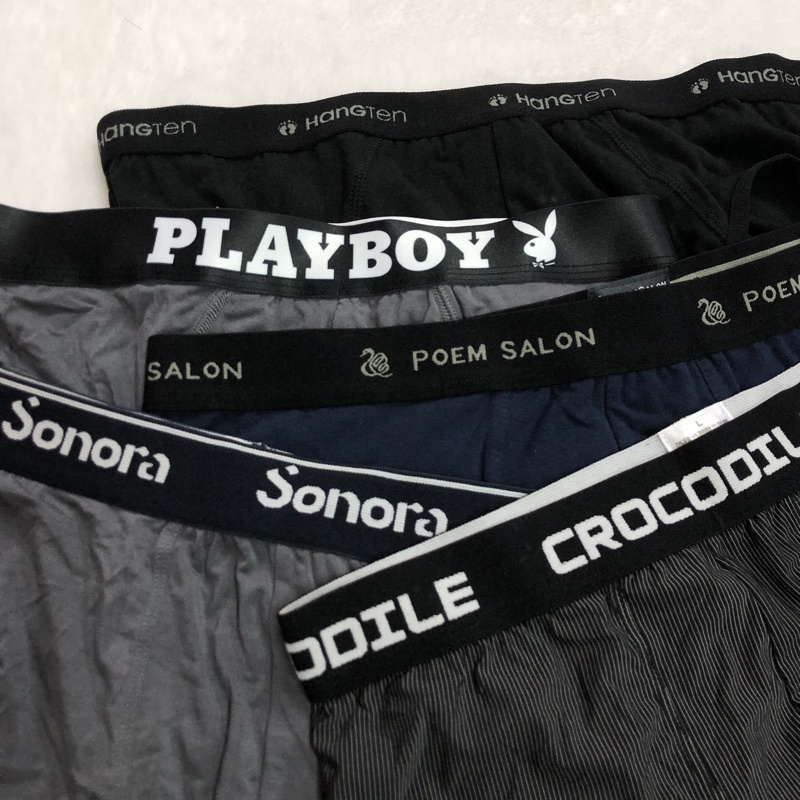 《全新 零碼出清》各式品牌男性內褲 單件 Hangten、鱷魚牌、playboy等