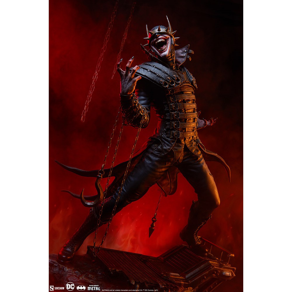 【撒旦玩具 SatanToys】預購 SIDESHOW DC漫畫【暗黑之夜：金屬】大笑蝙蝠俠 PFF雕像 Batman