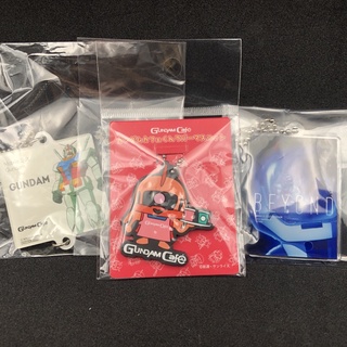 鋼彈 咖啡館 限定品（已絕版）rx-78-2 / 夏亞專用薩克 吊飾 / 鑰匙圈