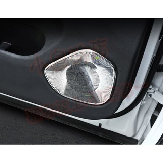 【小鳥的店】2018-2023 XC-60 XC60【喇叭框-白金】不鏽鋼 音響護蓋 車門喇叭蓋 精品 配件改裝