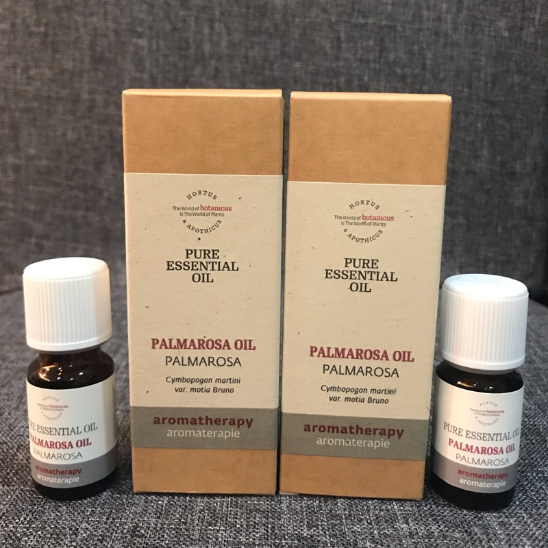 PURE ESSENTIAL OIL 玫瑰草精油 10mlx2瓶 菠丹妮 捷克 Botanicus