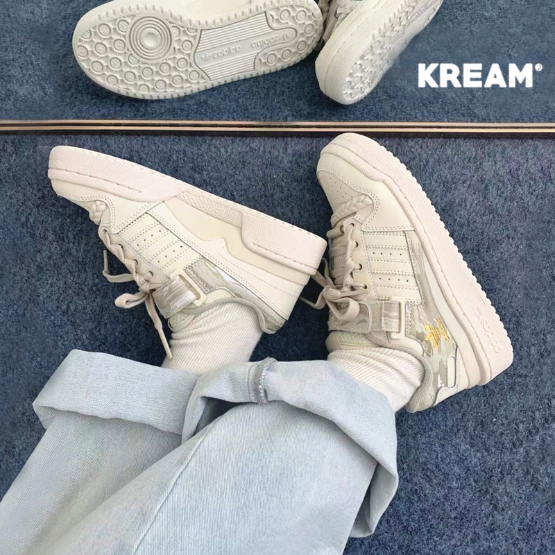 Adidas orginals Forum Low 舒適耐磨板鞋男鞋女鞋米棕色低筒魔術貼橡膠底GY6983 | 蝦皮購物