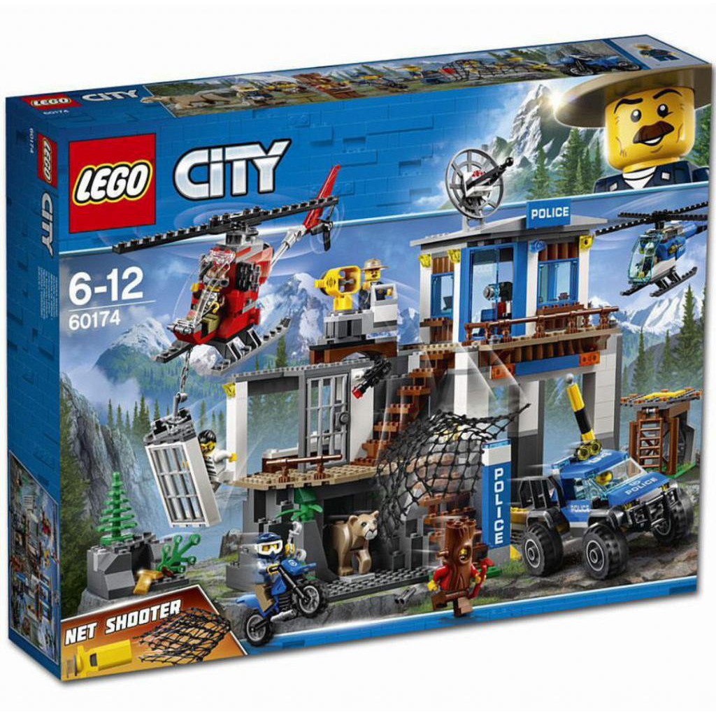 ［想樂］全新 樂高 Lego 60174 City 城市 叢林 警察局 山區警察總部