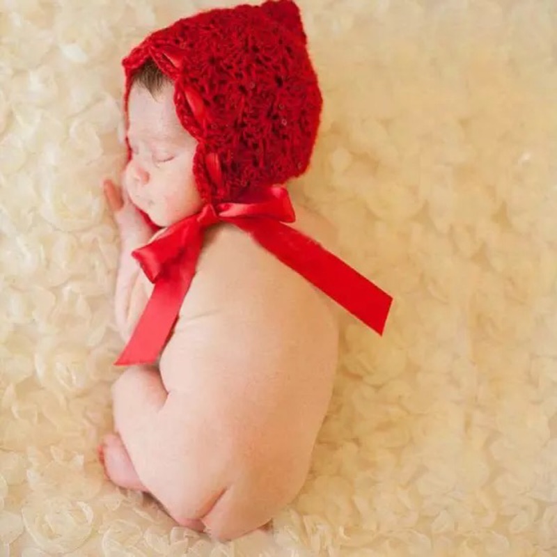 寶寶造型服~手工編織小紅帽寶寶造型帽╭。☆║團拍║攝影║嬰兒寫真║☆