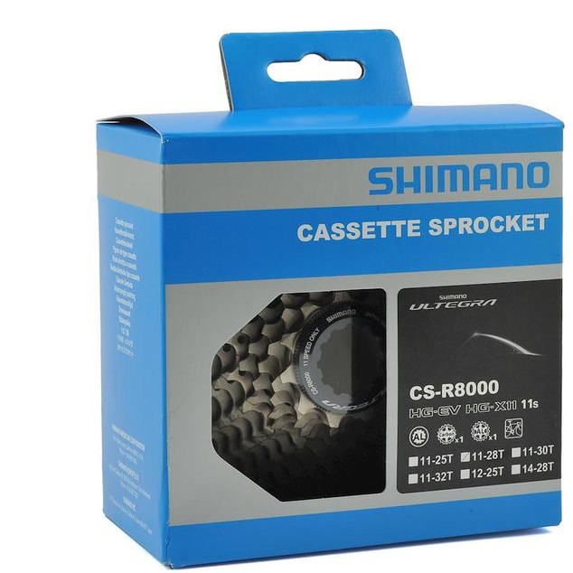 Shimano Ultegra CS-R8000 11 speed Road Cassette 11-30T