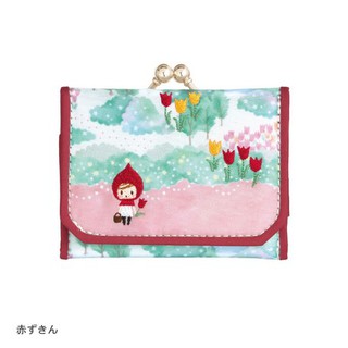 預購 小紅帽 錢包 日貨 扣式 零錢包 化妝包 面紙包 收納包 包包 童話故事 加藤真治 正版 J00015043