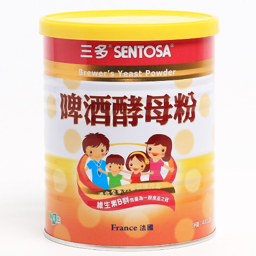 三多 SENTOSA  啤酒酵母粉 400g 適合全家人的營養補充品 專品藥局【2000239】