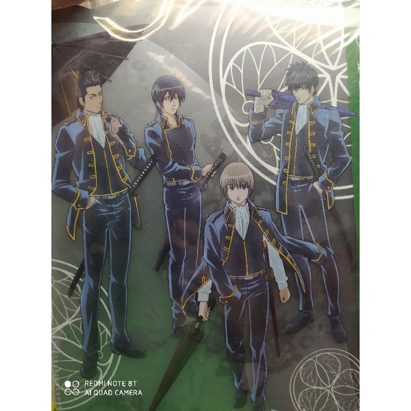 全新 銀魂 真選組多層資料夾 近藤勳 土方十四郎 沖田總悟 山崎退 動漫 蝦皮購物