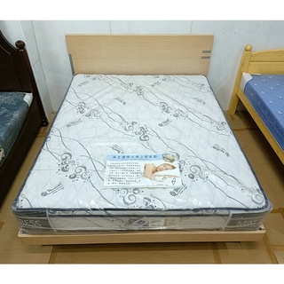 【名佳利傢俱生活館】四線式硬式獨立筒5尺天絲床墊 厚28cm 彈簧床墊 雙人床墊 護背+側支架 中鋼彈簧 工廠直營可訂做