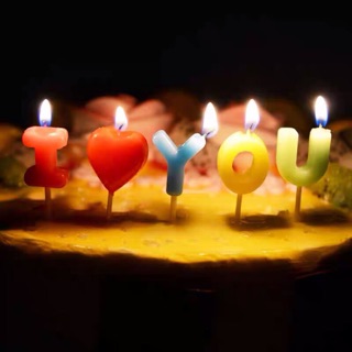 🎂 I ♥️ YOU ✨字母生日蠟燭 造型周歲慶生浪漫告白蠟燭