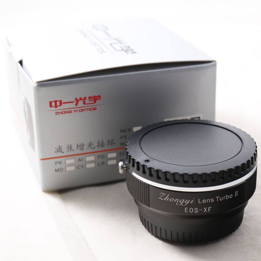 2代 減焦增光 中一光學轉接環 EOS-FX Fujifilm Canon EF X-Mount鏡頭轉富士 FX X機身