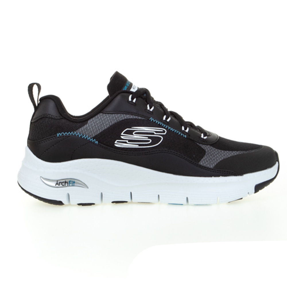 SKECHERS 休閒鞋 運動鞋 ARCH FIT 男 232304BKW 黑 白