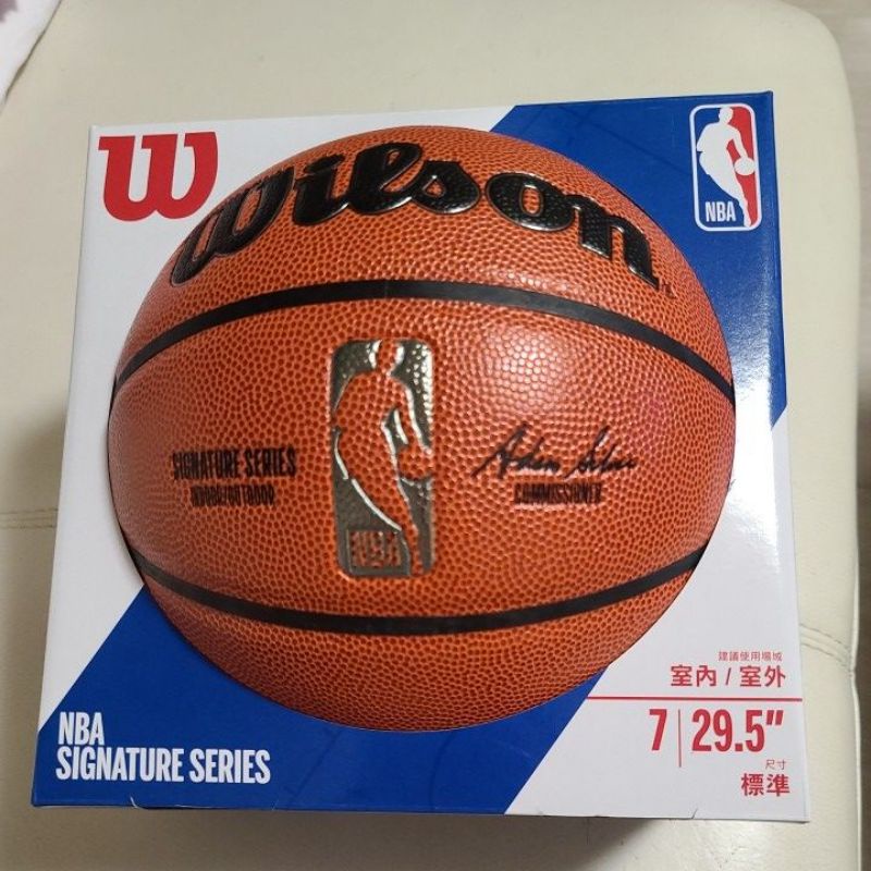 WILSON 威爾森合成皮籃球(7號)NBA SIGNATURE SZ7系列