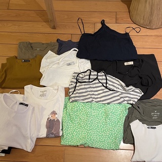 Hollister, aerie, Zara, Uniqlo 短袖 Tshirt 背心 細肩帶