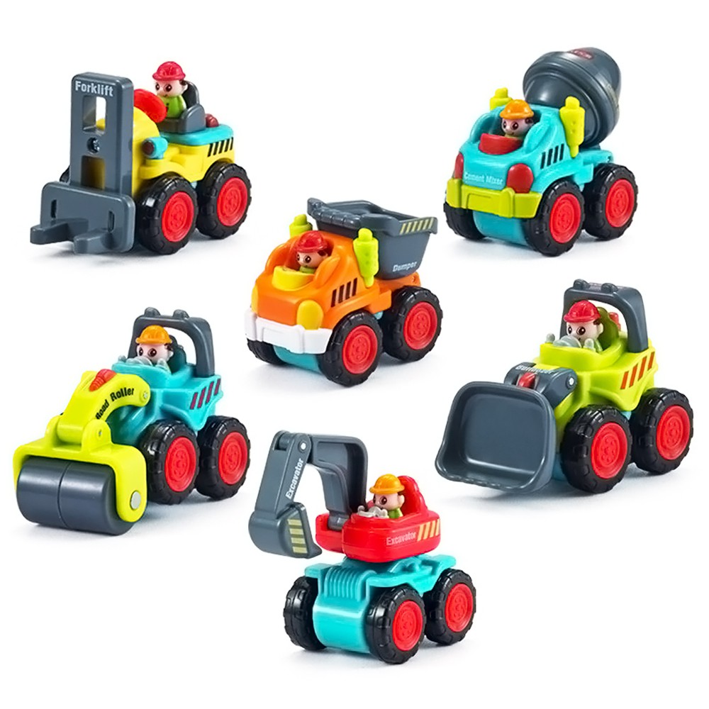 HolaLand歡樂島 口袋工程車隊  匯樂感統益智玩具 現貨 廠商直送