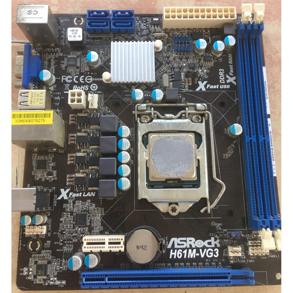 Asrock h61m vg3 подключение