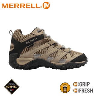 【MERRELL 美國 女 ALVERSTONE MID GORE-TEX中筒登山鞋《奶茶棕》】ML135208/越野鞋