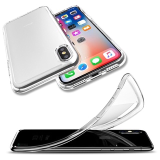 [現貨][適用於]iPhone Xs Max Xr X 8 7 6 Plus 全透明TPU手機殼