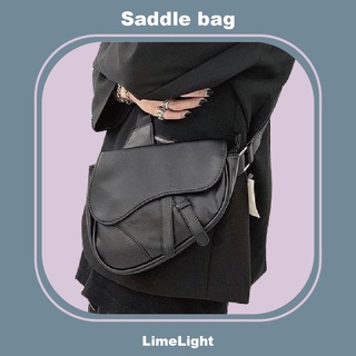 ☆LimeLight☆ 小哥哥穿搭 / 馬鞍包 小姊姊也能用 皮格 側揹包 精品 手槍包 黑包 小包 網紅