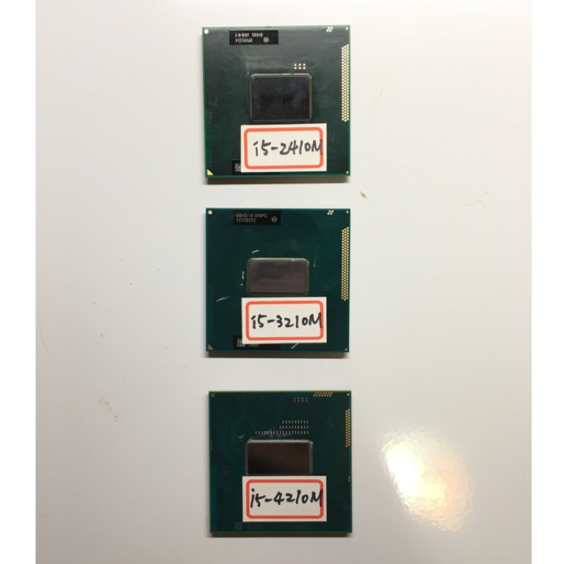 i5 2410M. i5 3210M. i5 4210M 正式版 筆電 處理器 cpu 核心 筆電升級