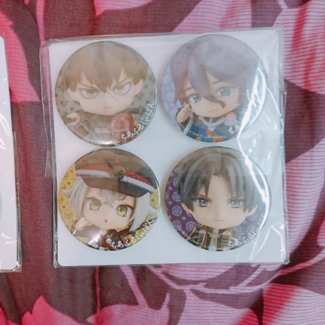 刀劍亂舞 螢丸 へし切長谷部 壓切長谷部 同田貫正國 歌仙兼定 日版 徽章 B組