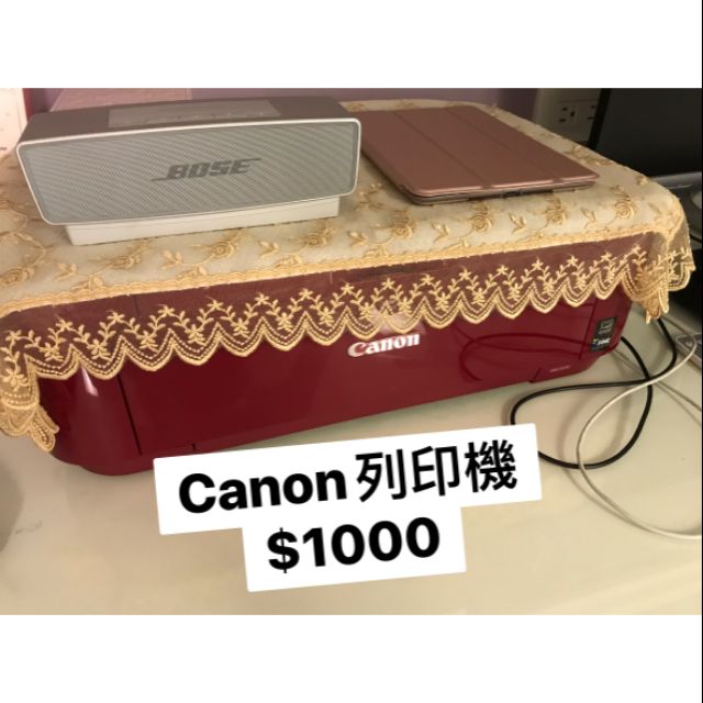 Canon PIXMA MG3670 無線雙面多功能複合機-經典紅(二手近全新)