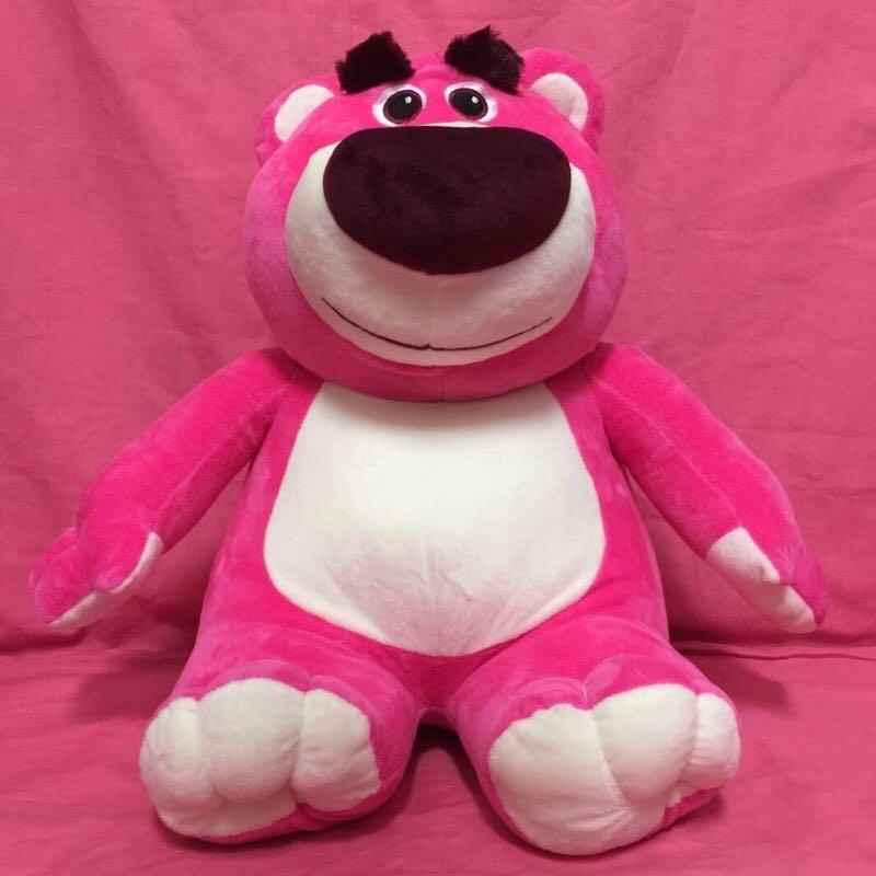 買大送小！18吋粉紅熊抱哥送10吋粉紅熊抱哥