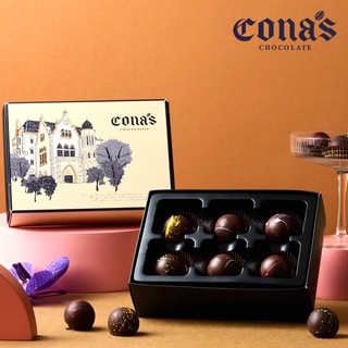 【Cona's妮娜巧克力】酒心巧克力奢華禮盒(6入/盒)妮娜巧克力
