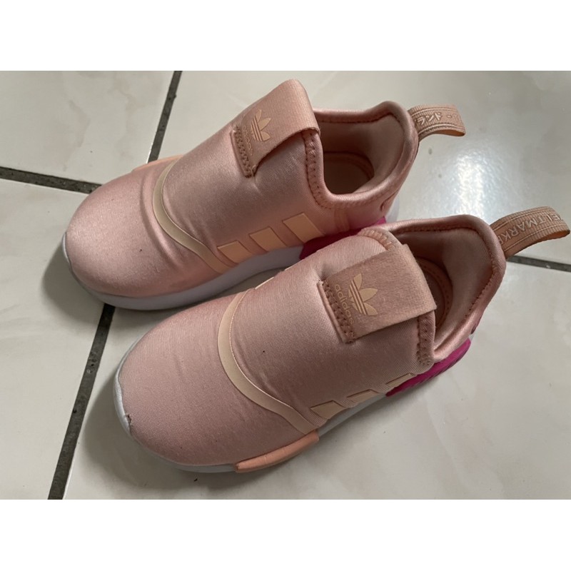 adidas NMD小童粉色球鞋（二手）