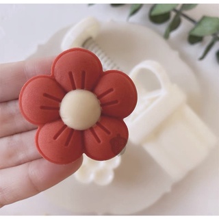 【麥歡樂】小紅花月餅模具 小花 花朵 鳳梨酥 綠豆糕 手壓式 糕點模具 模型印具 壓模【烘焙材料】